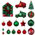 thumbnail image 2 of Clearance EGNMCR Christmas Balls Ornaments Shatterproof 72Pcs Colorful Christmas Hanging Balls - Christmas Proof Ornaments For Party Christmas Tree Supplies Happy New Year!, 2 of 6