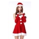 thumbnail image 4 of Party 3 unids/set Disfraz de Navidad para Mujer Vestido Rojo de Papá Noel navideño Disfraz de Fiesta para Fiesta y reunión de Navidad ANGGREK Otros, 4 of 8