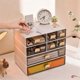 thumbnail image 4 of 8016 Desktop Ins Multi-Stacked Storage Box Dormitory Desk Transparent Drawer Student Stationery Off, 4 of 5