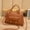 Brown, variant on VOAVEKE Crossbody Bags for Women, Crossbody Purse, Women's Shoulder Bag Fashion New Pattern Solid Handbag Shoulder Bag Purpose High Capacity Zipper Bag