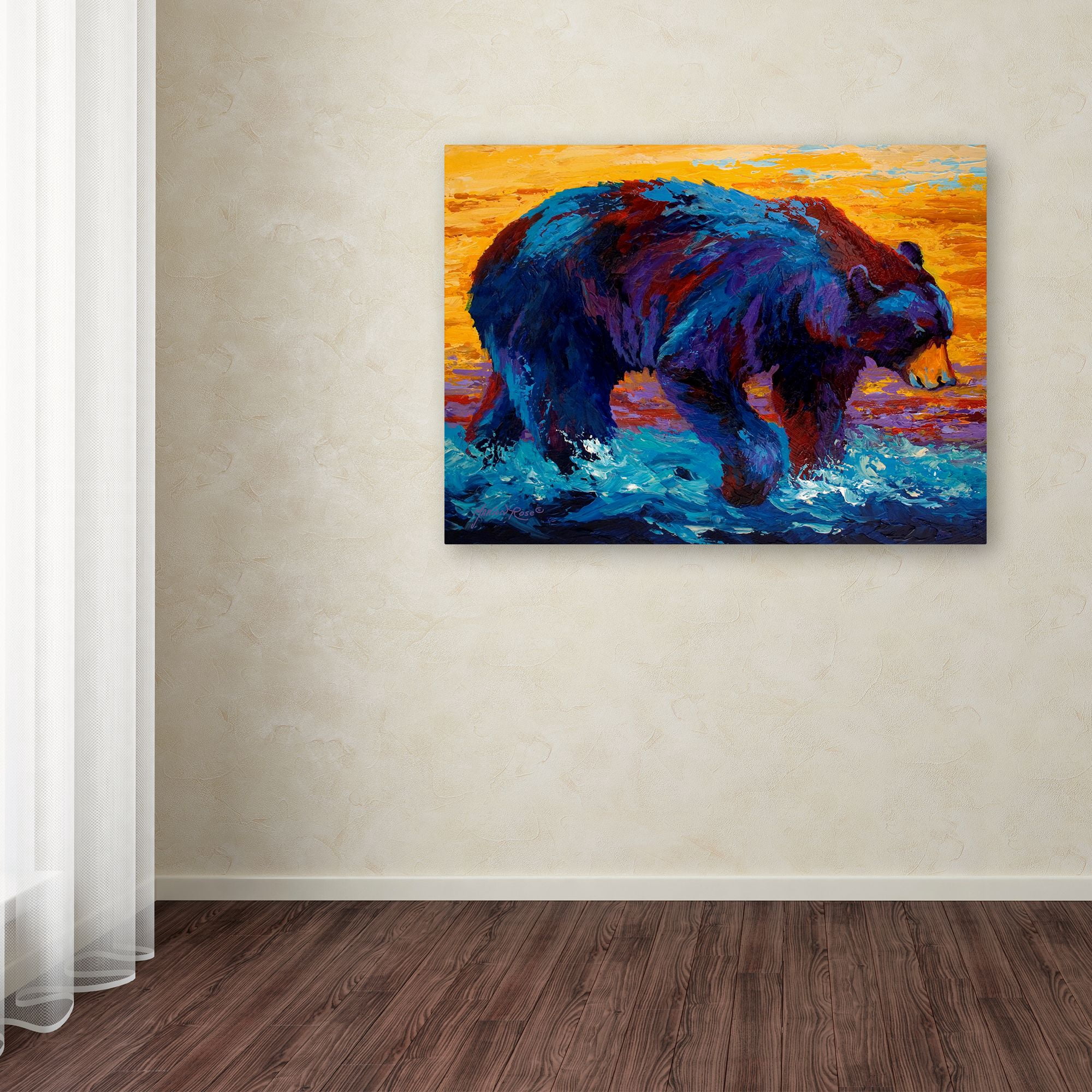 Trademark Fine Art 'Rivers Edge II' Canvas Art by Marion Rose