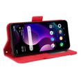 thumbnail image 2 of Case for TCL 30Z Cover Adjustable Detachable Card Holder Magnetic closure Leather Wallet Case - Red, 2 of 6