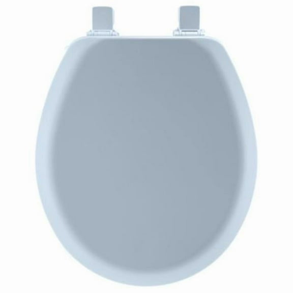 Round Wound Toilet Seat, Blue