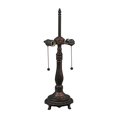 thumbnail image 2 of Meyda Tiffany 98881 Pied de Base avec 2 Light"S" Cluster Hardware, 21,5" H, 2 of 3