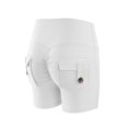 thumbnail image 5 of YYDGH Aesthetic Workout Shorts for Womens Butt Lifting Scrunch Yoga Shorts with Pockets White L, 5 of 6