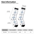 thumbnail image 4 of Goofa Sea Vacations Printed Men's Crew Socks, Soft Durable Breathable Moisture-Wicking with Odor Control Cotton socks, 4 of 9