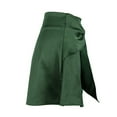 thumbnail image 6 of IROINNID Comfort Waist Mini Skirts For Women Fashion High Waist Split Irregular Skirt Solid Color Skirt, 6 of 9