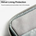 thumbnail image 4 of 13 14 15 inch Laptop Sleeve Tablet Case PU Leather Shockproof Business Notebook Computer Bag Ultrabook Pouch For HP/Dell/Lenovo Apricot-15.6 inch, 4 of 6