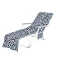 thumbnail image 1 of Housse de Chaise de Plage Imprimé Léopard Serviette de Plage Douce pour Piscine, 1 of 7
