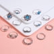 thumbnail image 4 of Juego de 13 anillos para nudillos para mujer, apilables, retro, vintage, para dedos, joyería, regalo, color azul, 4 of 9