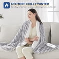 thumbnail image 7 of Cowin Electric Heated Blanket Twin size - 62"x84" Heating Blanket with 10 hours Auto-off, 4 Heating Levels, Soft Flannel, 7 of 7