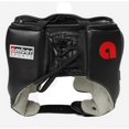 thumbnail image 4 of Classic Headgear for Boxing & MMA, Full-Face Training Head Guard with Cheek Protection, Adjustable Fit, Durable Leather & Multi-Layer Padding for Sparring and Muay Thai, Black, X-Large, 4 of 7