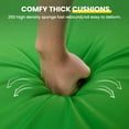 thumbnail image 5 of STARY Outdoor Deep Seat Cushions for Patio Furniture, 20"x20" Replacement Sectional Cushions for Outdoor Sofa, Armchair, 8 Pieces, Green, 5 of 8