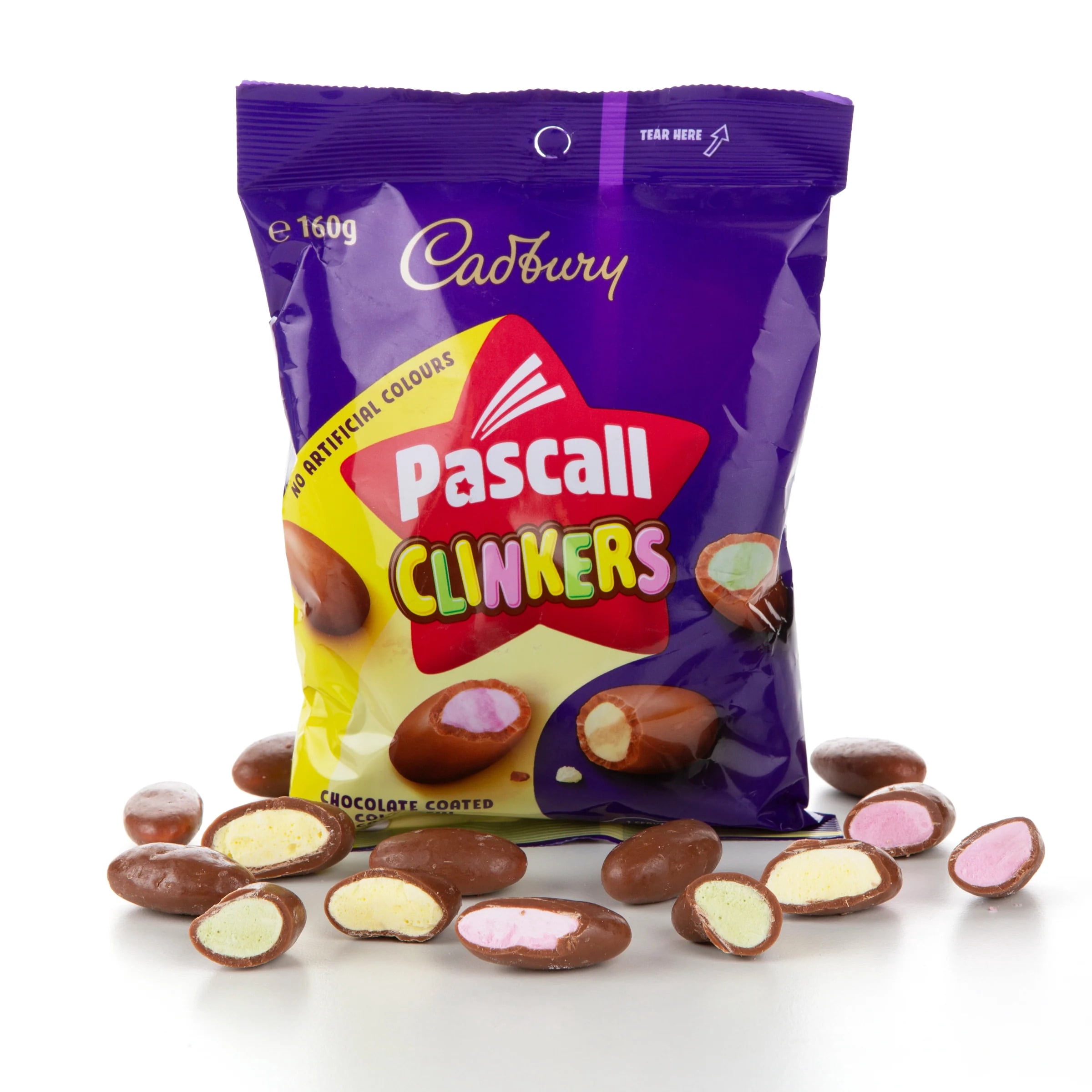 Cadbury Pascal Clinkers Candy Bag Snacks (160 gr)