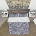 thumbnail image 2 of Designart 'Blue Roses' Floral Duvet Cover Set, 2 of 4
