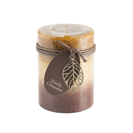 Dynamic Collections Pillar Candle: Cinnamon Vanilla, 3x4 (Best Selling Candles In America)