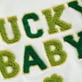 thumbnail image 6 of Bagilaanoe 2Pcs Toddler Baby Boy Holiday Clothes Letter Embroidery Long Sleeve Sweatshirt Tops + Sweatpants 3M 6M 12M 18M 24M 3T Kids Casual Sweatsuits Pants Set, 6 of 8