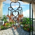 thumbnail image 6 of Kids Dream Catcher Heart Feather Bead Ornament Wall Hanging Decor, 6 of 6