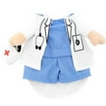 thumbnail image 1 of Disfraz de médico para perro y gato, ropa de médico para mascotas, disfraz de Halloween para perro y gato, disfraz de médico y enfermera, ropa vaquera para perro, ropa divertida para gato,, 1 of 5