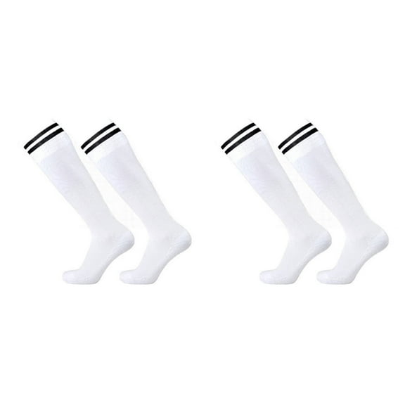 AUQ Soccer Socks,Thick Terry Bottom Youth Soccer Socks,Elastic Ribbed Cuff Football Socks