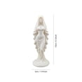 thumbnail image 3 of Gothic Home Decor Veiled Sculpture 5X2X6 Inch Gray Minimalist Statue Witchy Home Decor Spiritual Accent for Tabletop Shelf Mantel 1 Piece, 3 of 6