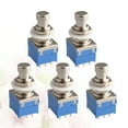 thumbnail image 1 of AURARMLET 5Set Blue Metal Guitar Effects Pedal Switch for Electric Guitar Maintenance, 1 of 8