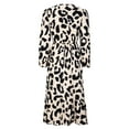 thumbnail image 7 of Holloyiver Women’s Dresses Summer 2023 Fashion Casual Leopard Print V-NeckHigh Waist Long Sleeve Long Dress S-XL, 7 of 7