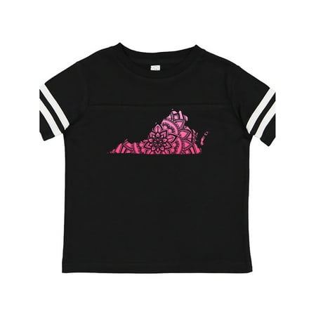 

Inktastic Virginia Silhouette Mandala Gift Toddler Boy or Toddler Girl T-Shirt