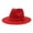 Red, variant on Clearance! Fdelink Bucket Hat Sun UV Protection Hat Men's and Women's Solid Ribbon Bucket Hat Jazz British Hat Coffee