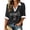 Royal Blue, variant on Bexdxz Polo Shirts for Women Three-Quarter Sleeve Vintage Printed Memorial Never Forget 9/11 25th Polo Shirt V Neck Tops Dark Blue XL