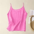 thumbnail image 4 of Splozh Tank Tops for Girls 3-14 Years Summer Solid Color Athletic Dance Undershirts Sleeveless Shirts Girls Sleeveless Tops Tank Top for Girls,Hot Pink,13-14 Years, 4 of 4