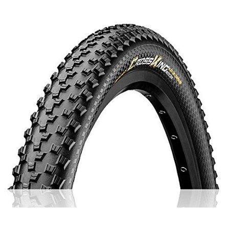 Continental Mountain Bike ProTection Tire - Black Chili, Tubeless, Folding Handmade MTB Performance Tire (26, 27.5, 29) Cross King 27.5 x