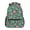 Abstract Pink Green Circles, variant on School Backpack Lightweight Multipocket College High Middle Student Bag 15L Pastel Colored Chevron
