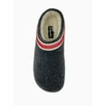 thumbnail image 3 of Clarks Womens Wool Felt Clog Slippers Indoor Outdoor Faux Fur Lined (11 M US, Charcoal), 3 of 5