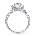 thumbnail image 4 of BERRICLE Sterling Silver Woven Wedding Engagement Rings 1.25 Carat Cubic Zirconia CZ Solitaire Ring for Women, Rhodium Plated Size 5, 4 of 9