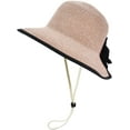 thumbnail image 6 of Sun Hats for Women Wide Brim Straw Beach Hat UV UPF 50+ Foldable Summer Sun Hat, 6 of 7