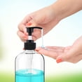 thumbnail image 2 of Dispensador de botellas de plástico vacías con bomba, paquete de 2 unidades, 1 litro, violeta, 2 of 5