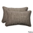 thumbnail image 3 of Pillow Perfect 596426 Indoor-Outdoor Remi Lagoon Rectangular Throw Pillow, Blue - Set of 2, 3 of 3