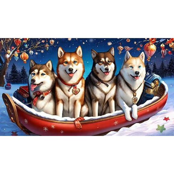 Jigsaw Puzzles for Adults 1000 Pieces,Iditarod Alaska Sled Dog Heritage Giclee Art Wooden Jigsaw Puzzle Toys School Supplies Family Decorations Unique Present