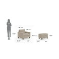 thumbnail image 2 of Homestyles Dylan Tan Fabric Armchair and Ottoman, 2 of 6