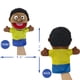 thumbnail image 3 of Marionetas de mano FIMIGID para miembros de la familia, estilo africano, 30 cm, 3 of 6