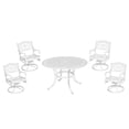 thumbnail image 1 of Homestyles Sanibel Ensemble de Salle à Manger Extérieur 5 Pcs en Aluminium Blanc, 1 of 1