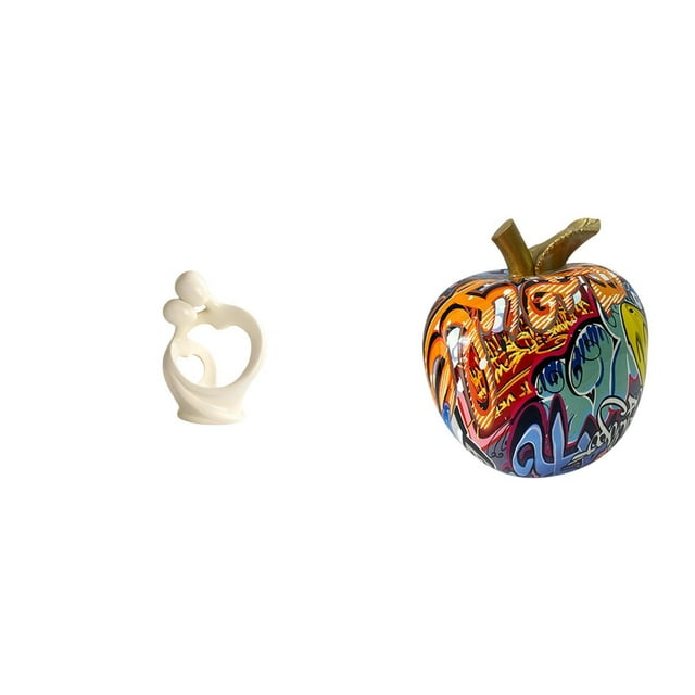 Figuras Artísticas De Resina De Pareja Y Esculturas De Grafiti Para Decorar El Hogar, Escritorio, Mesa, Bar O Armario. Ideal Como Regalo Para Aniversarios Y Fiestas.