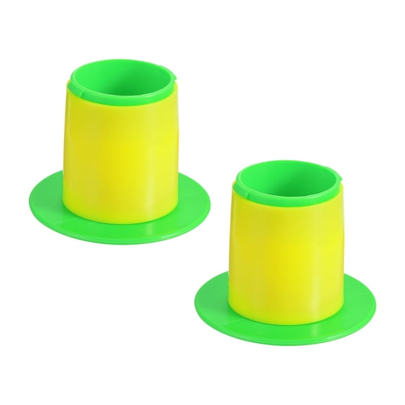 3 Inch Shrink Wrap Handle, 2Pcs Stretch Wrap Dispenser Stretch Film Dispenser Plastic Hand for 50mm Core Furniture Wrapping Moving Packing, Green