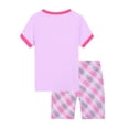 thumbnail image 2 of HWJAD Girls 2 Piece Outfits Set Kids 100% Viscose Short Sleeve T-Shirts and Shorts Sets Cartoons Summer Clothing, 2 of 10