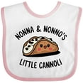 thumbnail image 3 of Inktastic Nonna and Nonno's Little Cannoli Cute Italian Grandparents Boys or Girls Baby Bib, 3 of 4