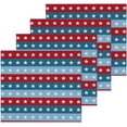thumbnail image 2 of GZHJMY Patriotic Star Washcloths 6 Pack, Highly Absorbent Soft Cotton Baby Washcloths Fingertip Towels, 12 x 12 Inch, 2 of 7