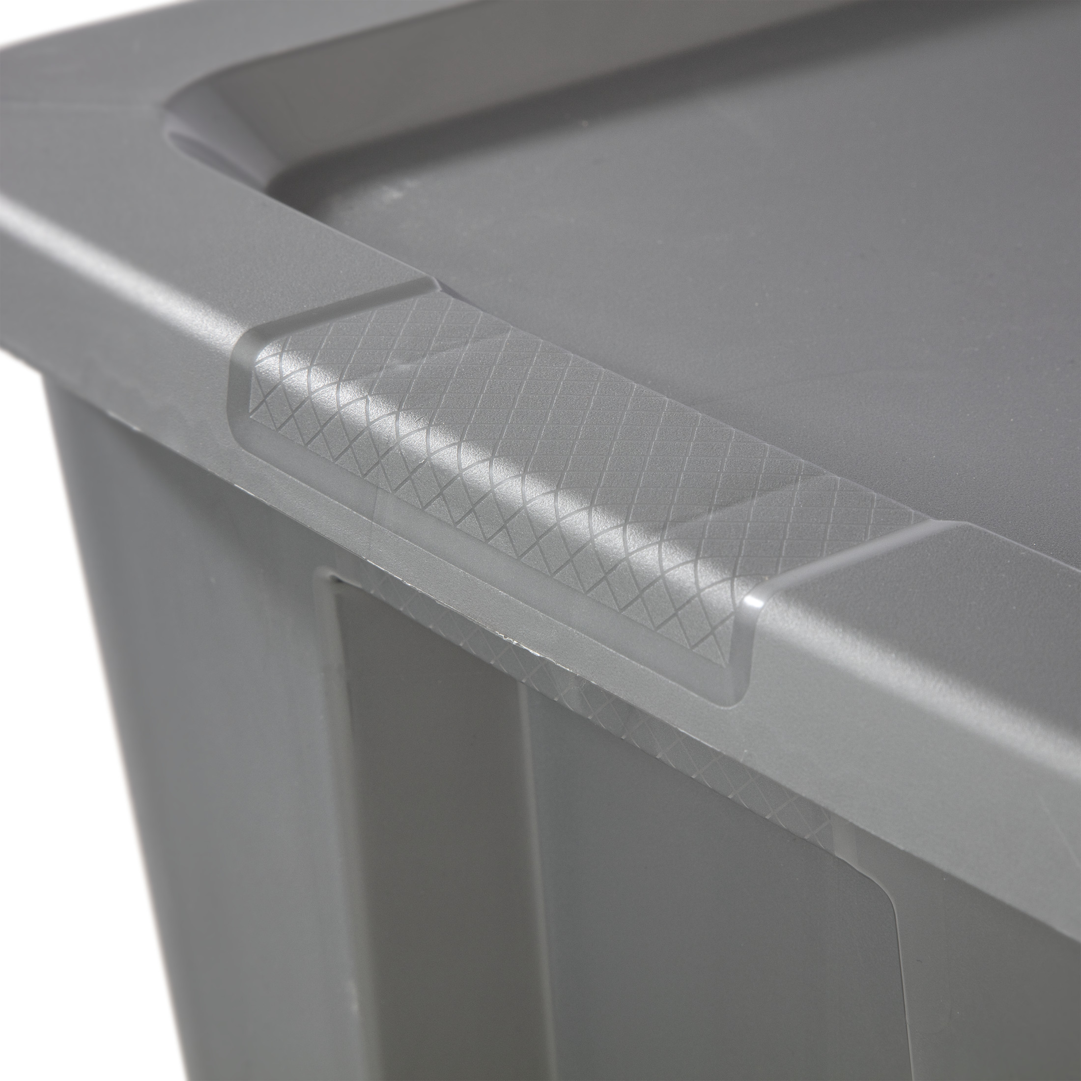 Sterilite 30-Gallon Storage Bin with Snap-On Lid, Gray photo 8