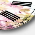 thumbnail image 3 of Designart 'Humming bird Blue Cottage Flower' Farmhouse wall clock, 3 of 3