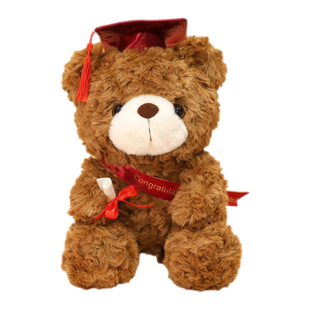 Graduation Teddy Bear Gift 9 Inch Graduation Plush Teddy Bear Toy Bear Plush Gift for Graduation Day Graduation Gift for Class of 2022 positive